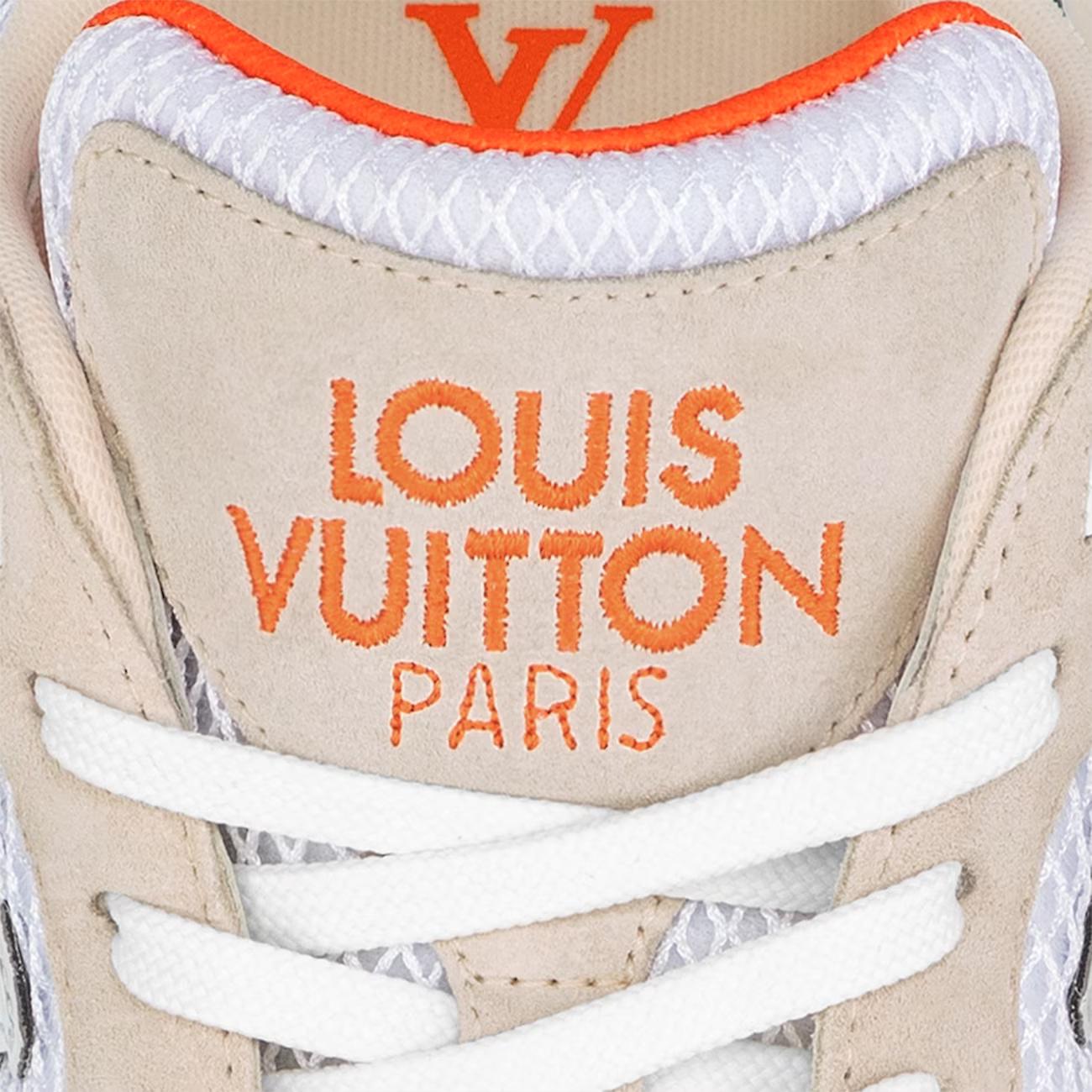 Giày Thể Thao Louis Vuitton Run Away Nam Be Trắng